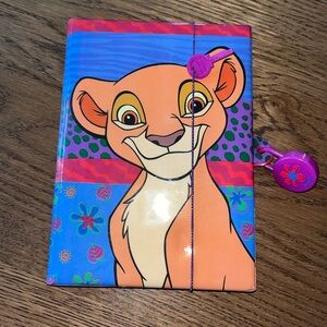 90's Vintage Disney's The Lion King Locked Diary with Key